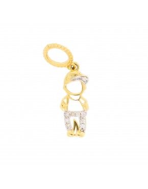 Pingente menino com 9 brilhantes - 0026053 Pingente menino com 9 brilhantes - 0026053